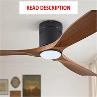 $130  52 Ceiling Fans with Lights  Remote
