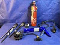 Chalking Gun, Fire Extinguisher,