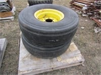 2-11.00-16 Tires on 6 Hole JD Rims