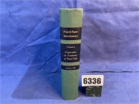 HB Book, Pulp & Paper Manufacture Vol. 1,