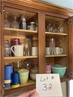 Large Cabinet Contents.