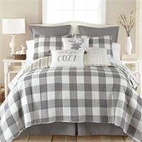 Levtex Home  Quilt Sets Grey, - Gray & Ivory