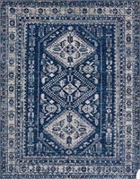 7'10" x 10'2" Melissa Traditional Rug Navy