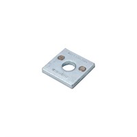 SuperMag 3/8 in. Square Strut Washer Silver