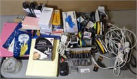 Mixed Batteries, Paper, & More Office Supplies