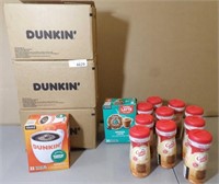 Dunkin K Cups & Coffee Creamer