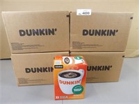 4x Keurig Dunkin Decaf Coffee