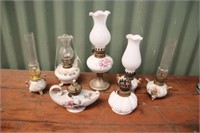 7 Small Floral china lights