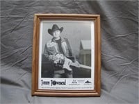 Framed & Signed Tommy Townsend Photo