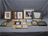Lot Of Assorted Glass Picture Frames