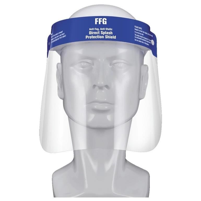 20 PACK ULTRA CLEAR FACE SHIELD