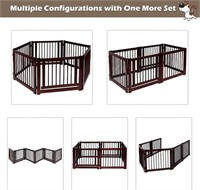 24'' -  4 PANEL BABY/ PET FENCE - ASSEMBLY REQ'D