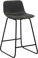 24'' LEATHER HEIGHT STOOL 3 SET-ASSEMBLY REQ'D