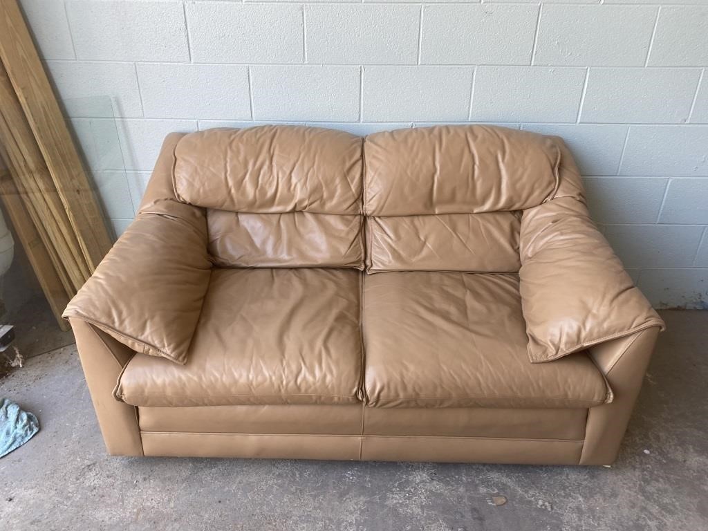 Emerson Leather Loveseat