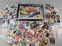 Vintage Collector Case w/ Player Sports Cards