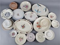 Vintage Plate Lot! Fire King & More!