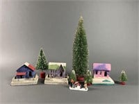 Made in Japan Lutz Paper Christmas Houses & More
