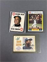 Aaron & Mays Home Run Baseball Cards