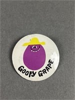1970s Goofy Grape Tin Litho Tab Pin