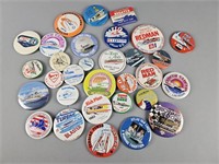 Vintage Boat Race Pinbacks & More!