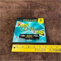 Maxell 5pk Photo CD-R Pro