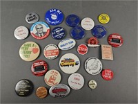 Vintage Pinbacks and Buttons