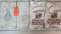 Colonial Sugar and Southern States Seed Sacks