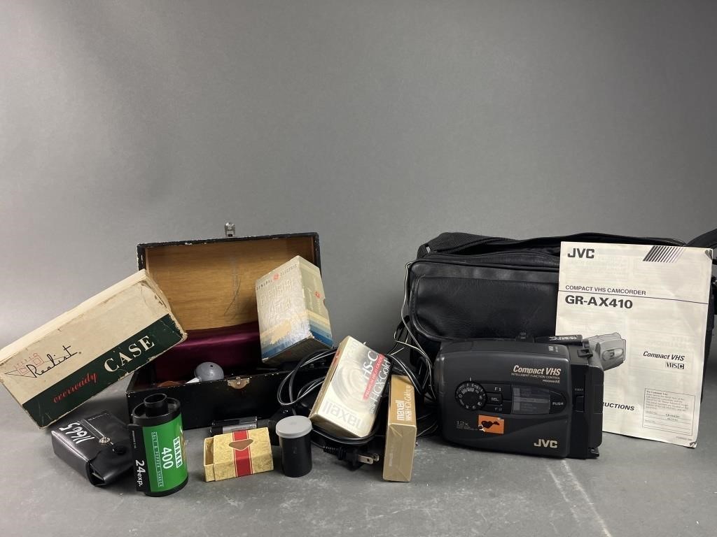 JVC Compact VHS Camcorder & More