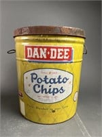 Dan•Dee Potato Chips Can