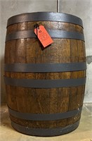 Whiskey Barrel with Table Top