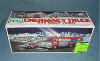 Vintage Hess Emergency truck with Rescue vehicle
