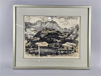 Signed & Numbered Adolf Dehn  Lithograph