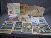 Lot Of Vintage Assorted Newspapers