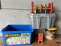 Vintage Hammer Toy, Legos, Knex and More...