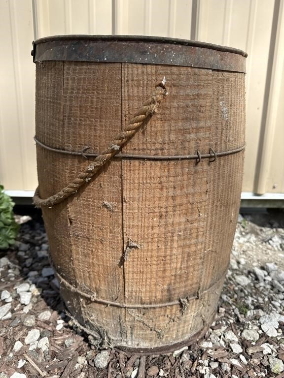 Wood Nail Keg Barrel