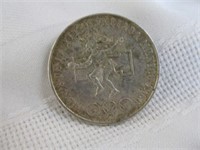 1968 Mexico Olympiad .720 Silver 1oz Coin