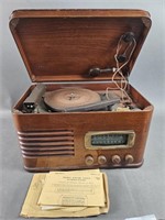 Vintage Wards Airline Radio w Phono and Recorder