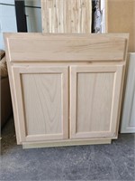 30" Unfinished Base Cabinet