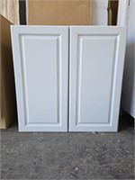 30" White Wall Cabinet