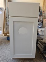 15" Hampton Bay White Base Cabinet