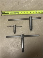 T-handled Chuck keys, various sizes