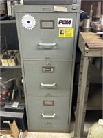 Sears Metal three drawer filing cabinet