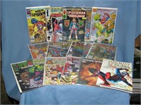 Large group of vintage Spiderman Comic Books