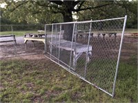 (4) Chain Link Fence Panels  (12' W x  6'T)