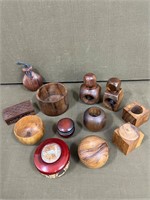Collection of Carved Wooden Objects