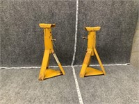 Yellow Car Jack Stands
