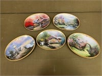 5- Thomas Kincaid Commemorative Plates