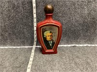 Old Red Liquor Bottle with Mozart