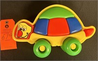 Vintage Learn and Play Turtle Toy