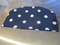 Bid X 3: New Chef Hat Blue with White Dots